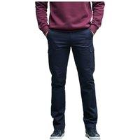 Brook Taverner Women's Carmel Chino Cargo Trousers in Navy | Size: 8R
