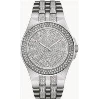 Bulova Men's 96B235 Crystal 40mm Quartz Watch in Silver