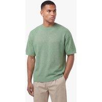 Luke 1977 Men's Ford Relax Fit Knitted T-shirt in Light Green | Size: 2XL