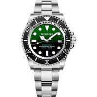 Bobroff Men's BF002 44mm Automatic Watch in Silver