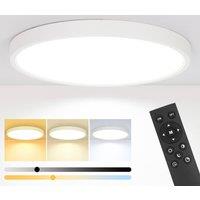 COMELY Led Ceiling Light, 24W Round Dimmable Ceiling Lights, White