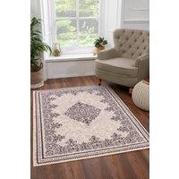 DS Living Medallion Cream Rug Collection | Size: 80 cm x 150 cm