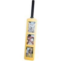 Original Products Wooden Cricket Bat Picture Frame in Yellow