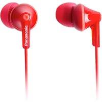 Panasonic RP-HJE125E Ergofit Wired In-Ear Earphones in Black