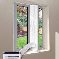 Tanness 5M AC Window Seal for Air Conditioning Unit & Portable Dryer in White