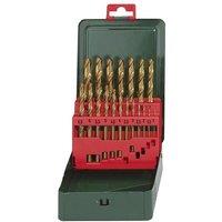 metabo Hss-tin Drill Bit Set, 19 Piece