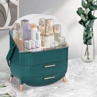 Levede Portable Makeup Organizer Box Cosmetic Storage Drawer in Navy