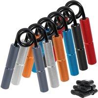 Centra 100-350LB Hand Grip Strengthener Metal Non-Slip Gym Trainer Set