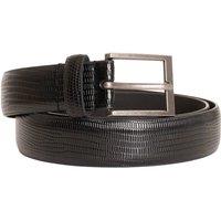 Barneys Originals Men's Bonded Leather Belt in Black | Size: 30R