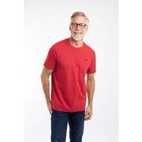 Weird Fish Men's Hooked Branded T-Shirt in Scarlet | Size: XL