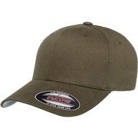 Flexfit by Yupoong Men's Brushed Twill Cap in Dark Green | Size: S/M