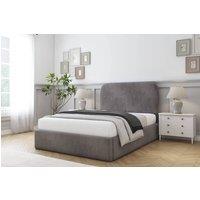 Comfort Beds Diana Naples Bed Frame With Mattress-45 Upholstered in Grey | Size: Super King