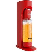 Drinkmate OmniFizz Soda Maker, Sparkling Water Machine in Red
