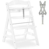 hauck Alpha+ Wooden Highchair - White