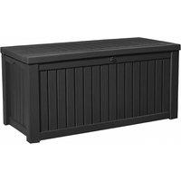 Centurion Supports TUNGSTEN 450 Litre Waterproof Extra Large Lockable Garden Storage Box in Black
