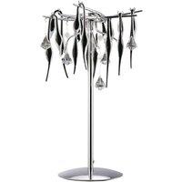 Netlighting Cygnet Table Lamp Chrome Black Glass 6 Light G4 NOT LED CFL in Grey