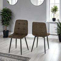 Seconique Fenton Chair (Box of 2) in Olive