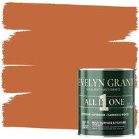 EVELYN GRANT All-In-One Multi Surface Indoor & Outdoor Paint - 5L - Matt in Terracotta Tiles