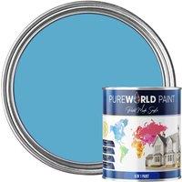 Pureworld Multi Surface Indoor & Outdoor All-In-One Paint - 10L - Matt in Mid Blue