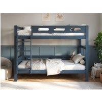 Flair Elijah Detachable Wooden Bunk Bed in Blue | Size: Single