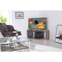 Centurion Supports PANGEA Beam-Thru Curved Tru-Corner Flat Screen 32-55 TV Cabinet
