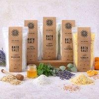 Serenityy Luxury Epsom Bath Salt Set - Relax, Sleep & Recovery (5 Pack) in White