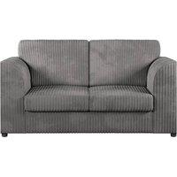 SOFASELECTION UK Jumbo Cord High Back 2 Seater Sofa in Grey | Size: 2 Pack