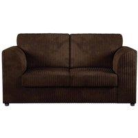 SOFASELECTION UK Jumbo Cord High Back 2 Seater Sofa in Brown | Size: 2 Pack