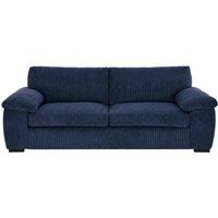 SOFASELECTION UK Amalfi 3 Seater Sofa in Blue Fabric | Size: 3 Pack