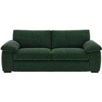 SOFASELECTION UK Amalfi 3 Seater Sofa in Green Fabric | Size: 3 Pack
