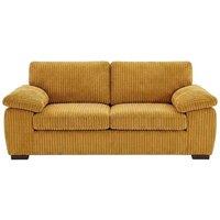 SOFASELECTION UK Amalfi 3 Seater Sofa in Mustard Fabric | Size: 3 Pack