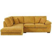 SOFASELECTION UK Amalfi Left Hand 4 Seater Corner Sofa in Mustard | Size: 4 Pack