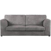 Bliss Furniture Jumbo Cord High Back 3 Seater Sofa in Grey | Size: 3 Pack
