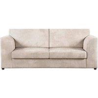 Bliss Furniture Jumbo Cord High Back 3 Seater Sofa Luxury in Cream | Size: 3 Pack