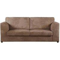Bliss Furniture Jumbo Cord High Back 3 Seater Sofa Luxury in Beige | Size: 3 Pack