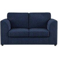 Bliss Furniture Jumbo Cord High Back 2 Seater Sofa in Blue | Size: 2 Pack