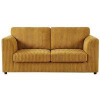 Bliss Furniture Jumbo Cord High Back 2 Seater Sofa in Mustard | Size: 2 Pack