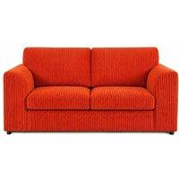 Bliss Furniture Jumbo Cord High Back 3 Seater Sofa Luxury in Orange | Size: 3 Pack