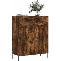Berkfield Home Sideboard Smoked Oak 69.5x34x90 cm Engineered Wood in Brown