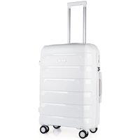 JLY Medium Suitcase 24' Inch Hard Shell Check In Luggage (Seafoam Green) - Lightweight & Durable, USB Charging Port, Secure TSA Lock, Dual Spinner