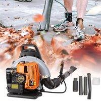 Nordara 63CC Petrol Backpack Leaf Blower Garden Easy Start Outdoor Tool in Orange