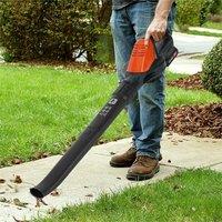 Nordara 2in1 Cordless Leaf Blower Vacuum with 2 Batteries & Charger in Black