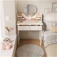 Nordara Makeup Vanity Desk in White | Size: 100 cm