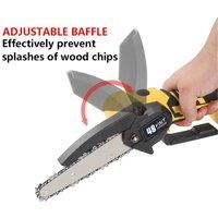 Nordara 48V Cordless Handheld Electric Chainsaw with 2 Batteries in Yellow | Size: 19kg