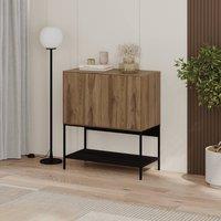 Decortie Amira' Modern Sideboard Cabinet Storage Console in Dark Brown | Size: 1 Pack