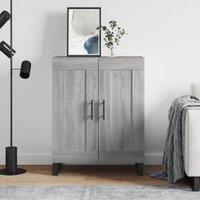 Berkfield Home Sideboard Grey Sonoma 69.5x34x90 cm Engineered Wood