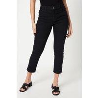 Dorothy Perkins Women's Petite Comfort Stretch Slim Jeans in Black | Size: 12
