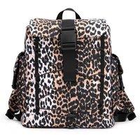 Clarks Women's Trail Backpack Leopard Print Backpack in Brown