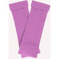 Turtle Doves Women's Cashmere Fingerless Gloves in Dark Pink