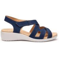 Hotter Women's Wide Fit 'Eliana' Sandals in Navy | Size: 4